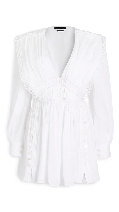 Shop Isabel Marant Yaxo Dress In White