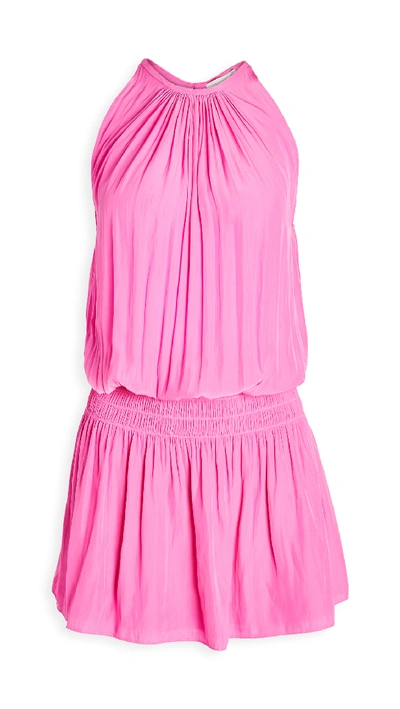 Shop Ramy Brook Paris Sleeveless Dress In Hot Pink