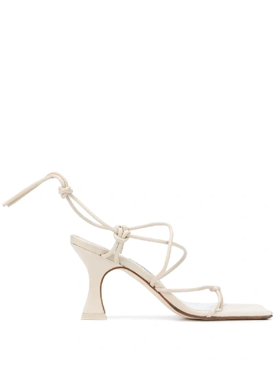 Shop Miista Coco Strappy Sandals In Neutrals