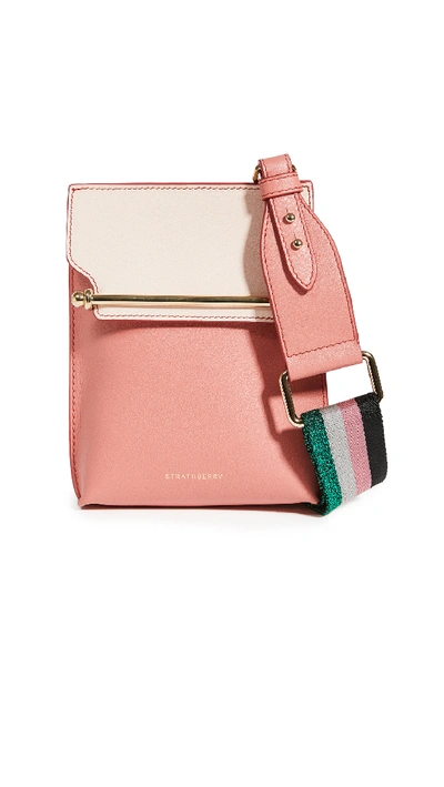 Shop Strathberry Stylist Crossbody Bag In Salmon/soft Pink