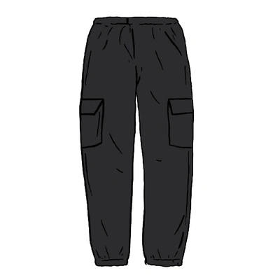 Pre-owned Supreme  Wide Wale Corduroy Cargo Pant Black