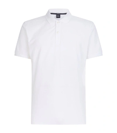 Shop Hugo Boss Boss Piqué Cotton Polo Shirt