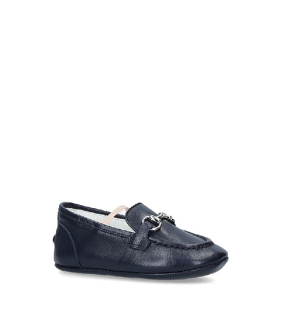 Shop Gucci Kids Jordaan Loafers