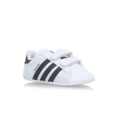 Shop Adidas Originals Adidas Kids Superstar Crib Sneakers In White