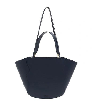 Shop Mansur Gavriel Leather Ocean Tote Bag