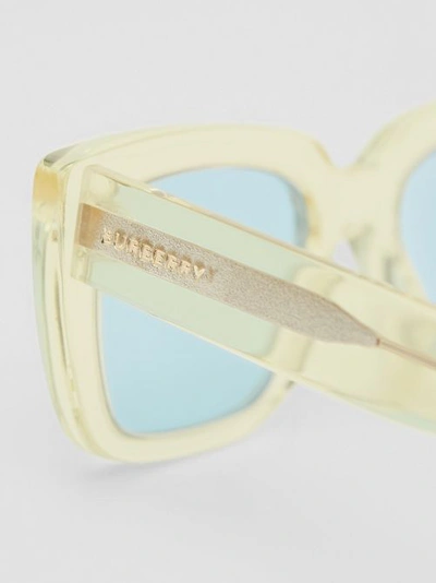 生物醋酸纤维长方框太阳眼镜