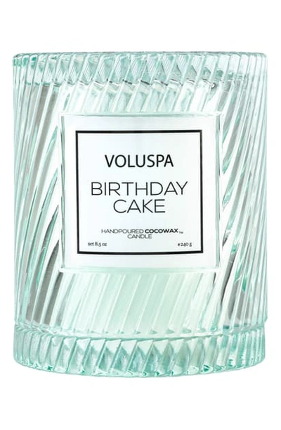 Shop Voluspa Macaron Icon Cloche Cover Candle, 8.5 oz In Birthday Cake