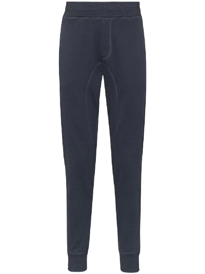 Shop Frescobol Carioca Track Trousers In Blue