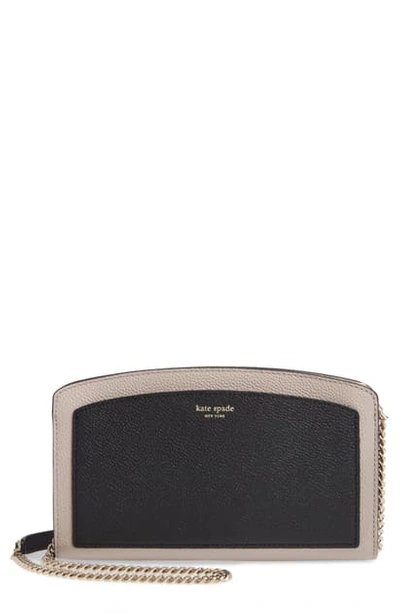 Shop Kate Spade Margaux Small Convertible Crossbody Bag In Black/ Warm Taupe