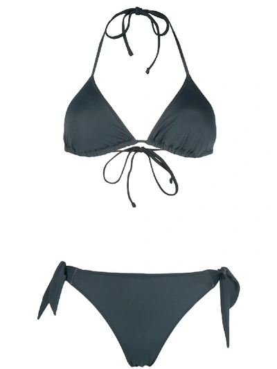 Shop Zadig & Voltaire Studded Wings Bikini Set In Blue