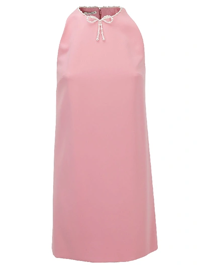 Shop Miu Miu Dress In Rosa