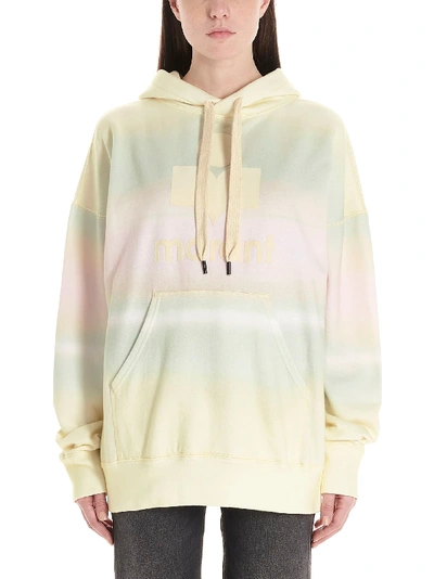 Shop Isabel Marant Mansel Hoodie In Yellow-green