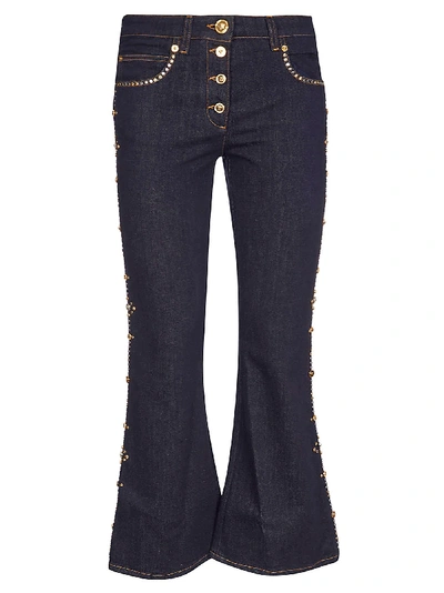 Shop Versace Flared Leg Jeans