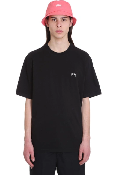 Shop Stussy T-shirt In Black Cotton