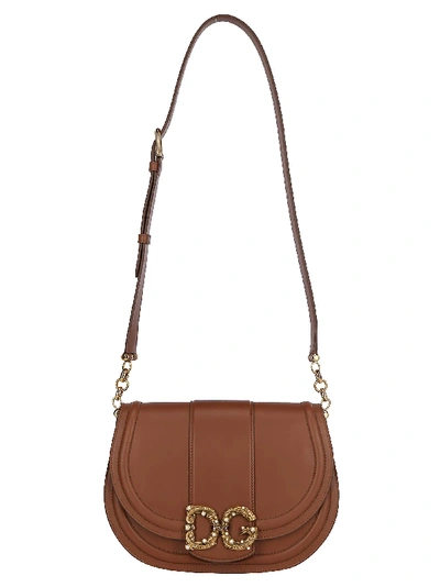 Shop Dolce & Gabbana Messenger Shoulder Bag In Deserto
