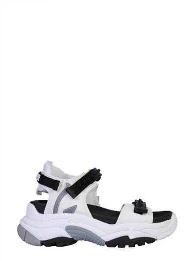 Shop Ash "adapt" Sandals In White