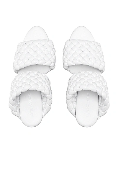 Bottega Veneta Lido Leather Woven Sandals