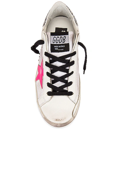 Shop Golden Goose Superstar Sneaker In White, White & Pink Star