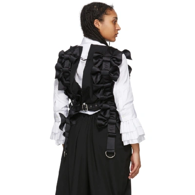 Shop Noir Kei Ninomiya Black Bow Detail Harness In 1 Black