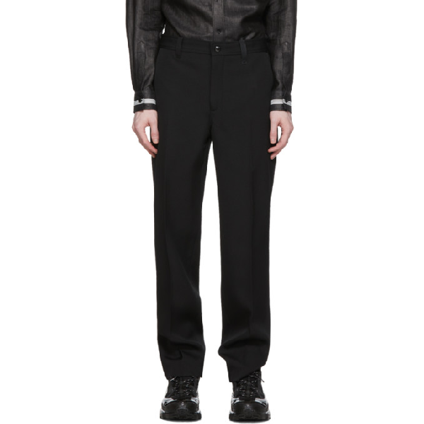 burberry black trousers