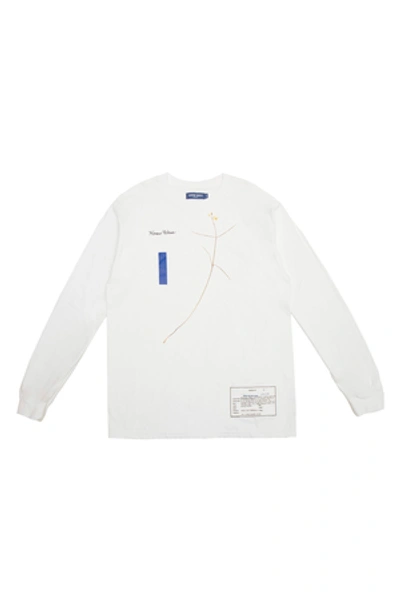 Shop Know Wave Opening Ceremony Wilder And Mccombs Long Sleeve Tee In White