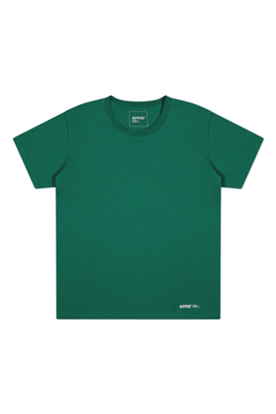 Shop Affix Opening Ceremony Micro Logo T-shirt In Green