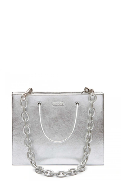 Shop Medea Opening Ceremony Hanna  Leather Chain Silver Bag