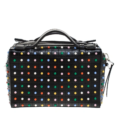 Pre-owned Tod's Black Leather Multicolored Studs Gommino Bag