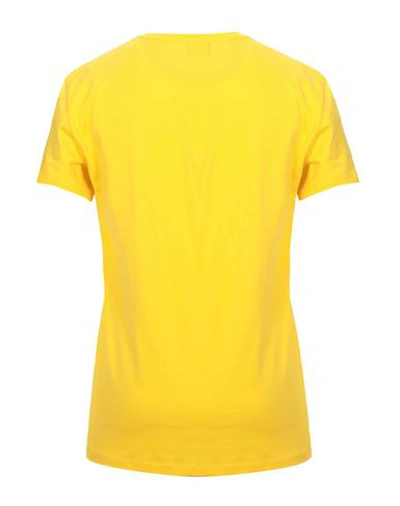 Shop Balmain T-shirt In Yellow