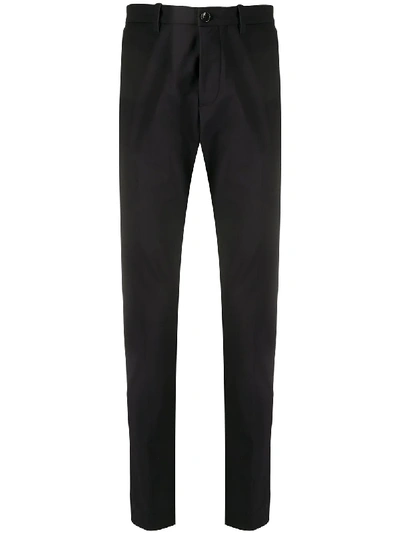 Shop Nine In The Morning Straight-leg Tailored Trousers In Blue