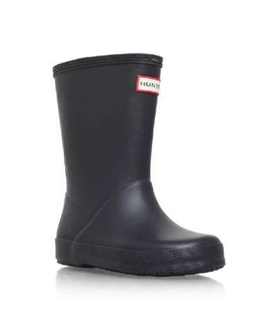 Shop Hunter First Classic Wellington Boots In Black