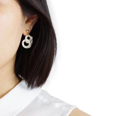 Poporcelain Mini Porcelain Pretzel Earrings