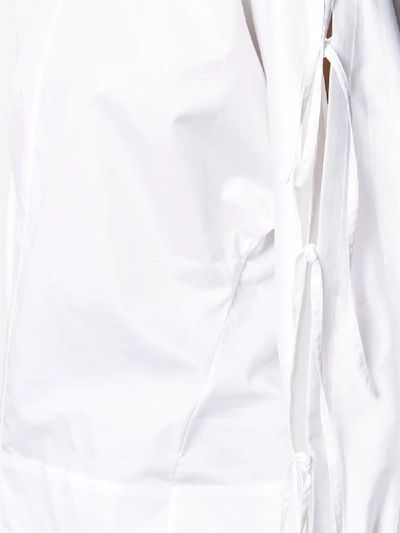 Shop Eudon Choi Cotton Hiro Top In White