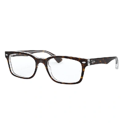 Ray Ban Rb5286 Eyeglasses Tortoise Frame Clear Lenses 51-18 In Tortoise