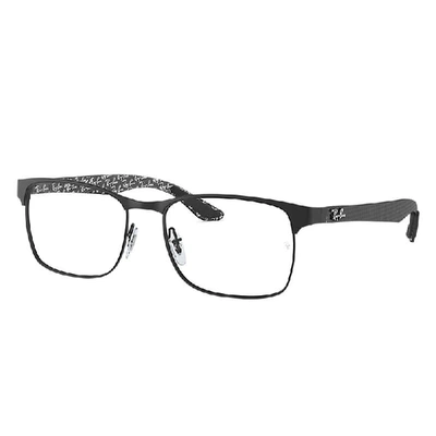 Ray Ban Rb8416 Eyeglasses Black Frame Clear Lenses Polarized 53-17 In Black
