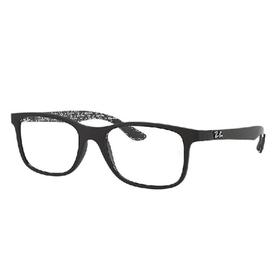 Ray Ban Rb8903 Eyeglasses Black Frame Clear Lenses Polarized 53-18 In Black