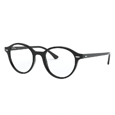 Shop Ray Ban Dean Eyeglasses Black Frame Clear Lenses Polarized 48-19