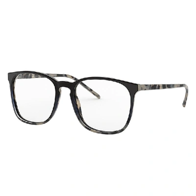 Shop Ray Ban Rb5387 Optics Eyeglasses Havana Beige Frame Clear Lenses Polarized 52-18