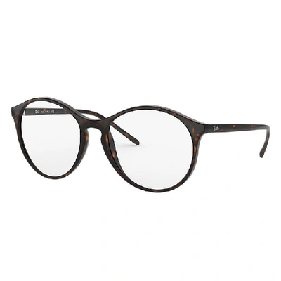 Shop Ray Ban Rb5371 Eyeglasses Tortoise Frame Clear Lenses Polarized 53-18