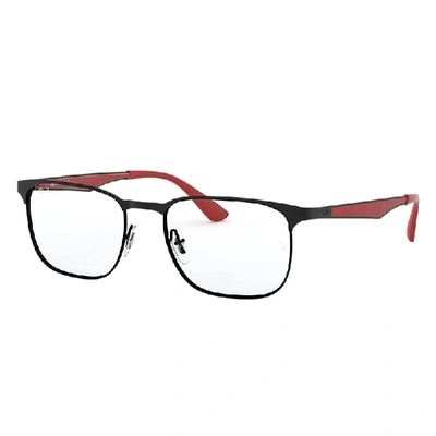 Ray Ban Rb6363 Eyeglasses Black Frame Clear Lenses Polarized 54-18 In Black