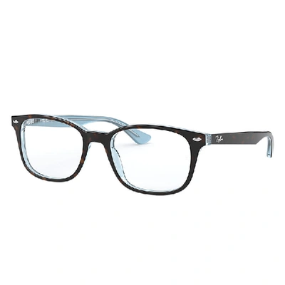 Ray Ban Rb5375 Eyeglasses Tortoise Frame Clear Lenses Polarized 51-18 In Tortoise