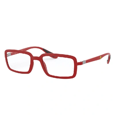 Shop Ray Ban Rb7181m Eyeglasses In Red