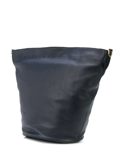 Shop Khaite Virginia Hobo Shoulder Bag In Blue