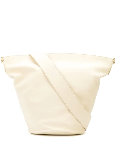 Shop Khaite Virginia Hobo Bag In White