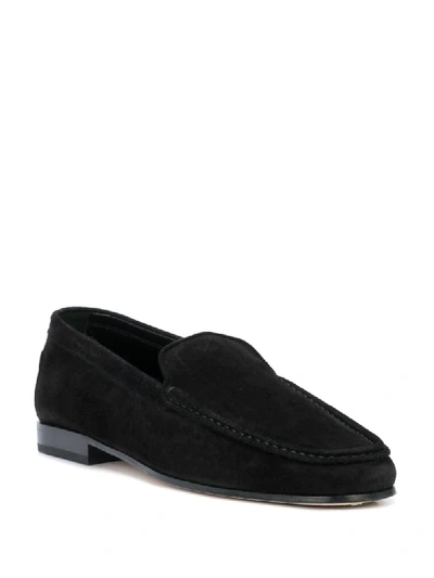 Shop Khaite Darien Loafers In Black