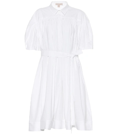 Shop Brock Collection Rosaura Stretch-cotton Shirt Dress In White