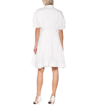 Shop Brock Collection Rosaura Stretch-cotton Shirt Dress In White