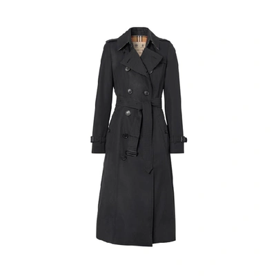 Shop Burberry The Long Chelsea Heritage Trench Coat In Midnight