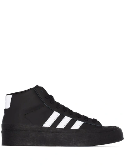 Shop Adidas Originals X 424 Pro Model Sneakers In Black