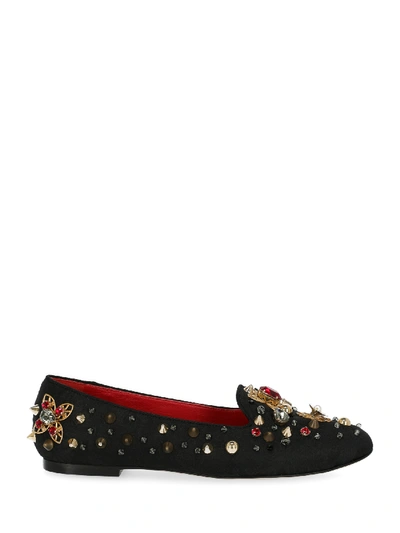 Shop Dolce & Gabbana Shoe In Black, Multicolor